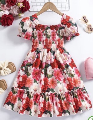 New Style Cool Summer Dress For Little Girl Age 5 To 6 Yrs For Beach And Casual