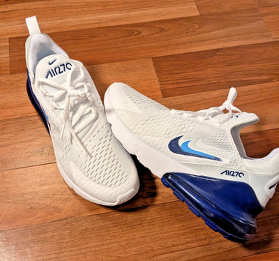 Nike Sneakers Air Max 270  Triple swoosh Weiß königsblau FJ4230-10044,5 US 10,5