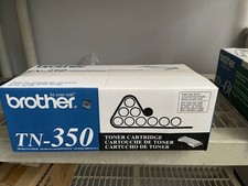 GENUINE BROTHER TN-350 BLACK TONER CARTRIDGE NEW IN SEALED BOX