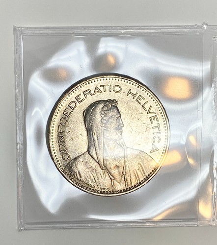 1994 5 FR Francs Switzerland Helvetica Coin