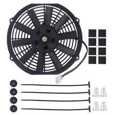 10 Inch Electric Radiator Cooling Fan Mount Slim Push Pull 800cfm Universal