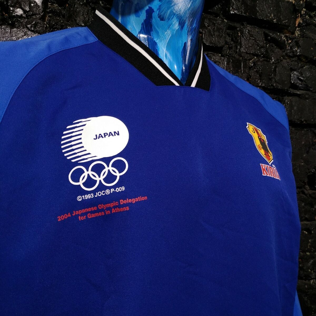 Japan Kirin Football Jersey Sweatshirt Olympic Games 2004 Japan Kirin Football Jersey Sweatshirt Olympic Games 2004