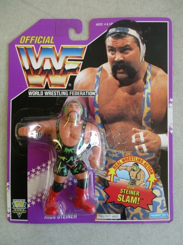 SEALED MOC VINTAGE 1993 WWF RICK STEINER STEINER S...