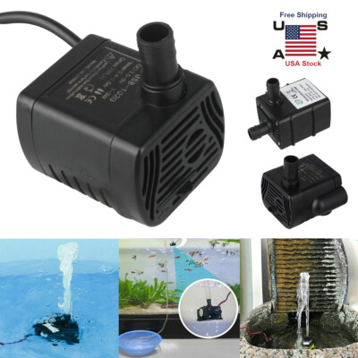 240L/H Mini Water Pump Quiet 12V DC / 5V USB Brushless Motor Submersible Pool·