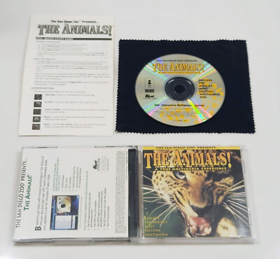 San Diego Zoo Presents The Animals! (3DO) w/ Manual - 100% TESTED!! (no box) 3D0