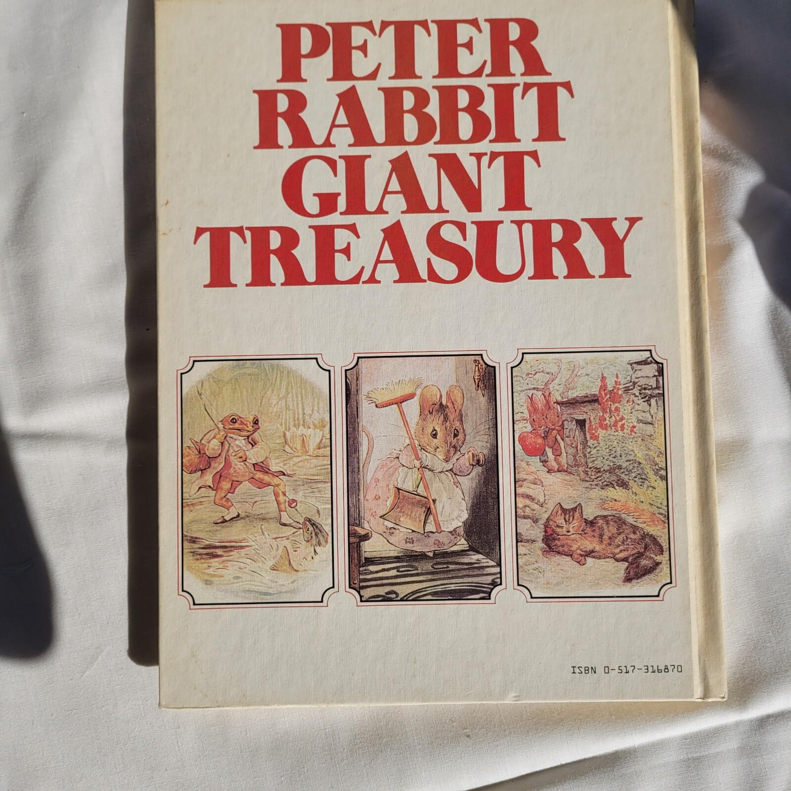 Peter Rabbit Giant Treasury by Beatrix Potter, 1980 Vintage HC Book ...