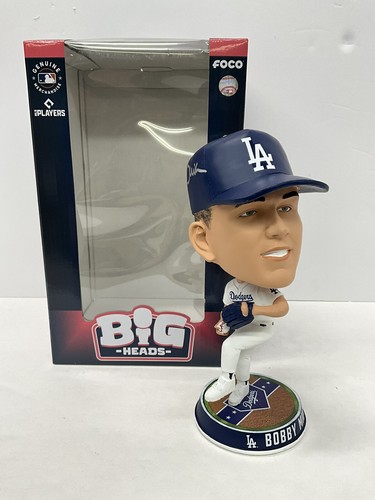BOBBY MILLER SIGNED DODGERS FOCO BIGHEAD LIMITED #/123 BOBBLEHEAD PSA RG50507 - Picture 8 of 9