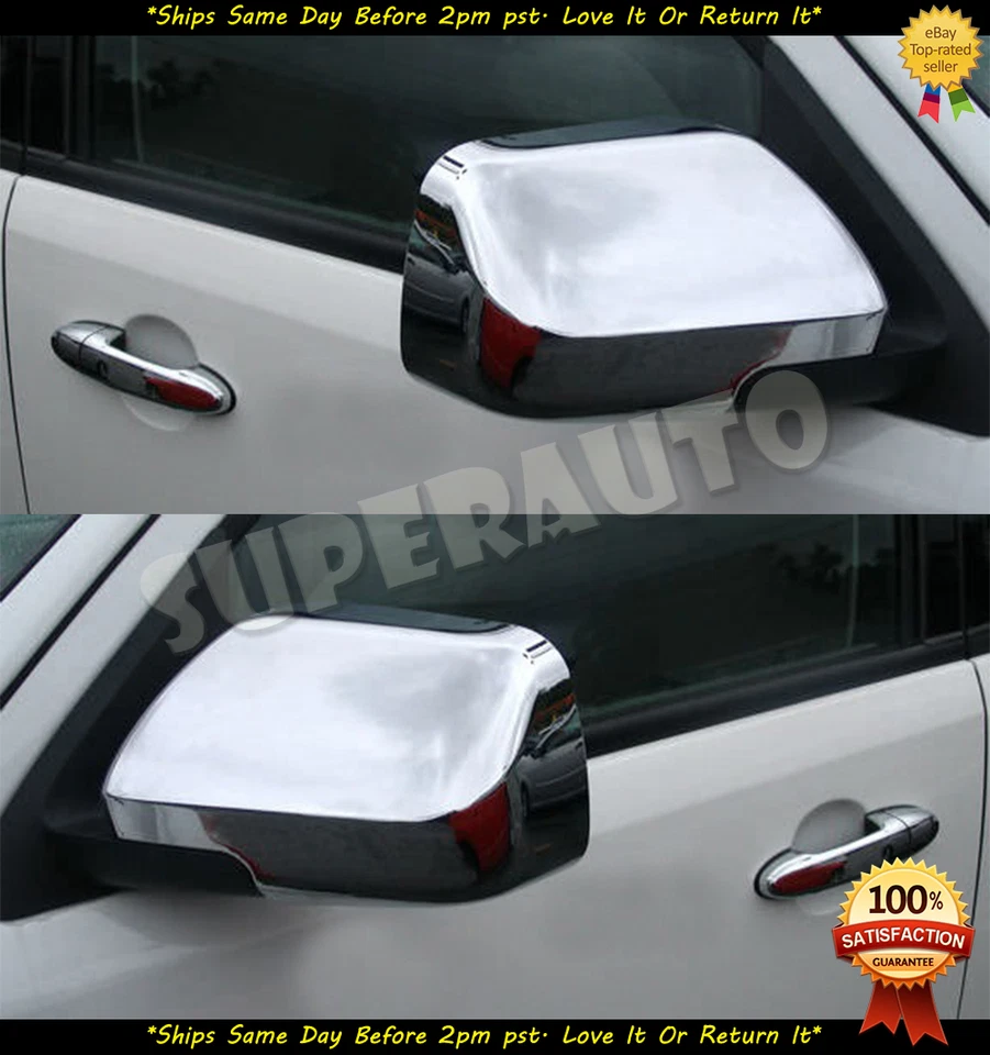 Подходит для Ford Escape 2008-2012 годов выпуска хромированные полные крышки на зеркала + комплект комбинированных чехлов на ручки 4DR - Изображение 4 из 4