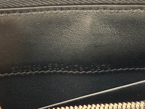 FENDI Vitello Liberty Studded Black Leather Long Zip Around Multicolor Wallet - Picture 15 of 16