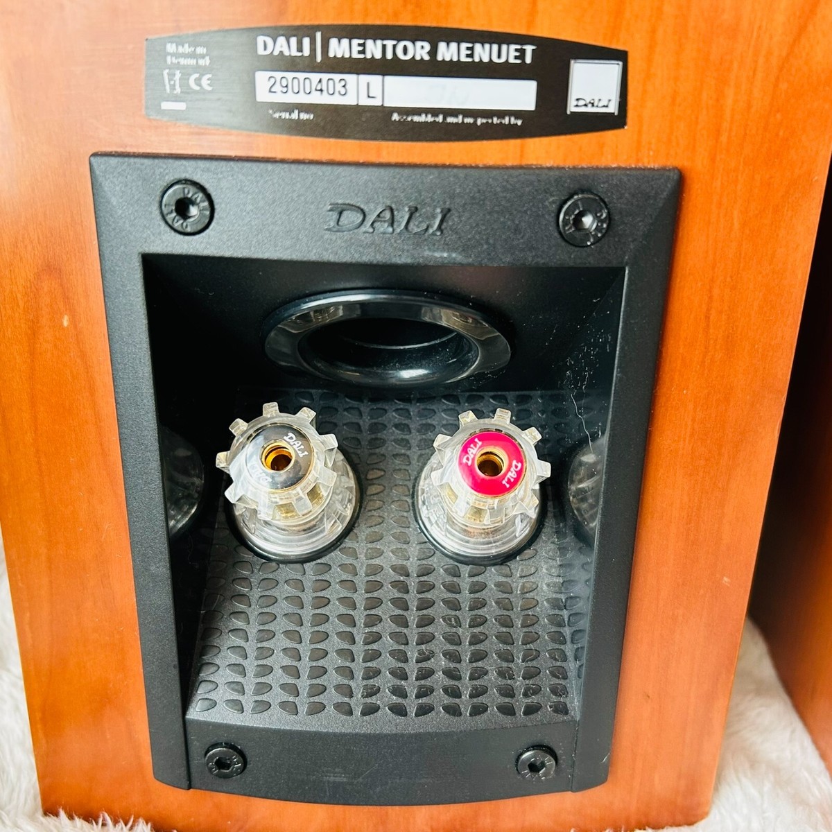 DALI MENTOR MENUET Black Satin Bookshelf Speakers Pair High