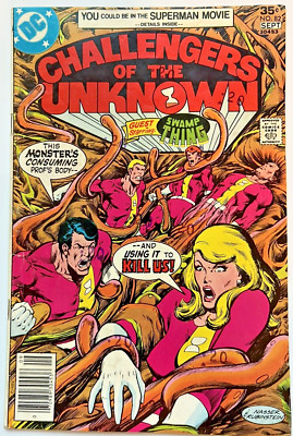 DC COMICS CHALLENGERS OF THE UNKNOWN Aug Sept 1977 Vol 16 No 82 Comic Book 8E