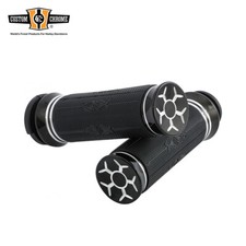 1 TBW Handlebar Hand Grip Fits For Harley Sof...