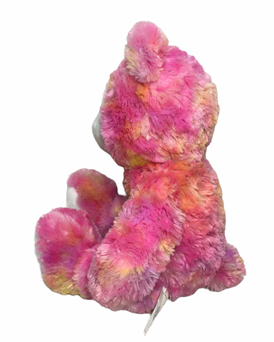 Build a Bear Endless Hugs Sherbet Plush Stuffed Bear Orange Pink Heart Nose 16" - Picture 4 of 6