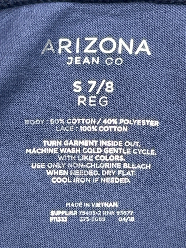 Suéter Arizona Jean Co Niñas Talla S 7/8 Corona Regular Azul Manga Larga Nuevo Foto 4 de 4