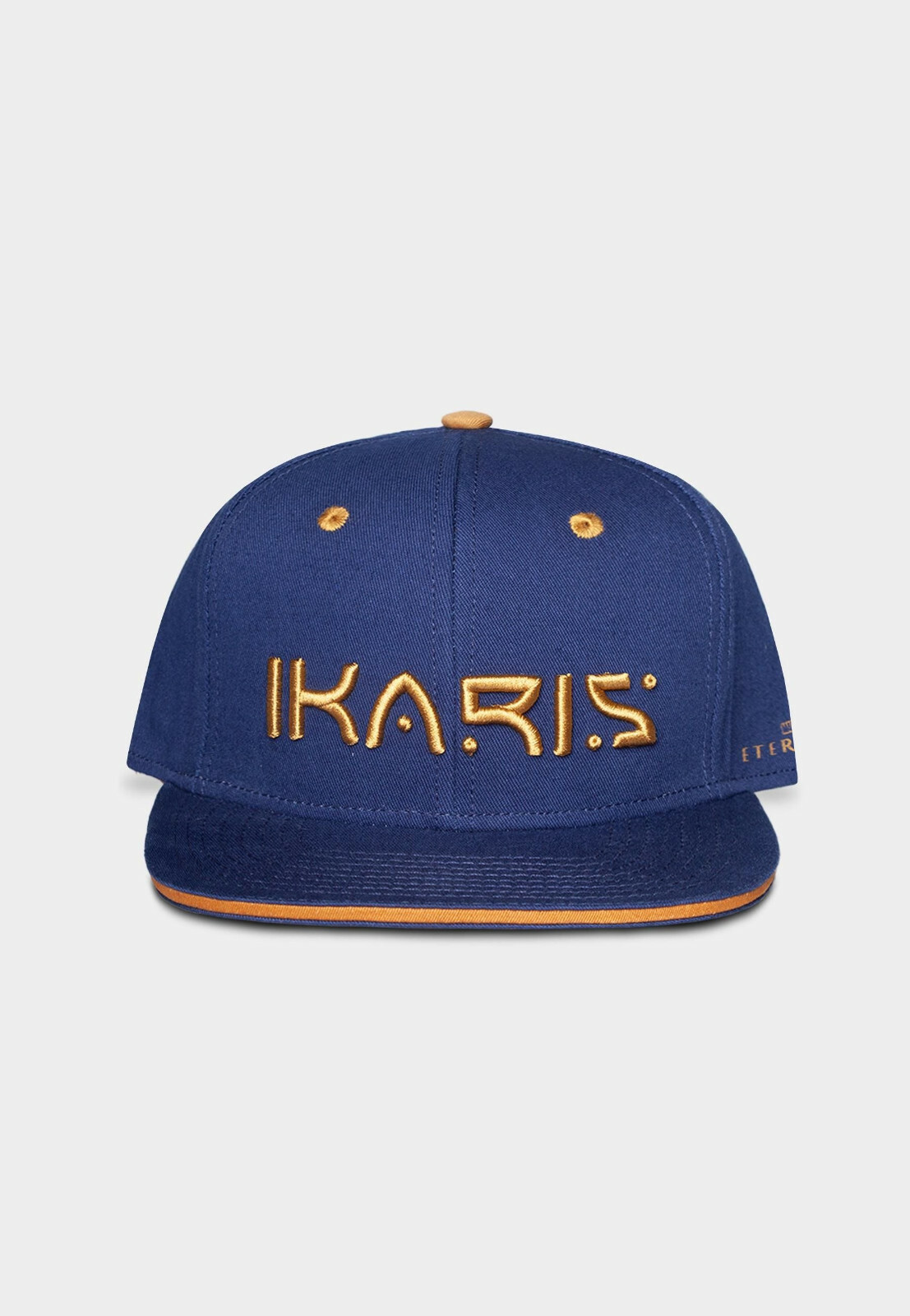 OFFICIAL MARVEL COMICS ETERNALS IKARIS EMBROIDERY NAVY BLUE SNAPBACK CAP