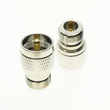 UHF PL259 Male PL-259 Plug to N Female Jack Straight RF Connector Adapter