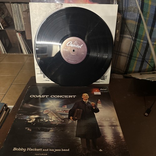 Bobby Hackett And His Jazz Band – Coast Concert - jazz LP Record VG