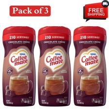 Nestle Coffee Mate Chocolate Creme Coffee Powdered Creamer, 15 oz ( Pack of 3 )