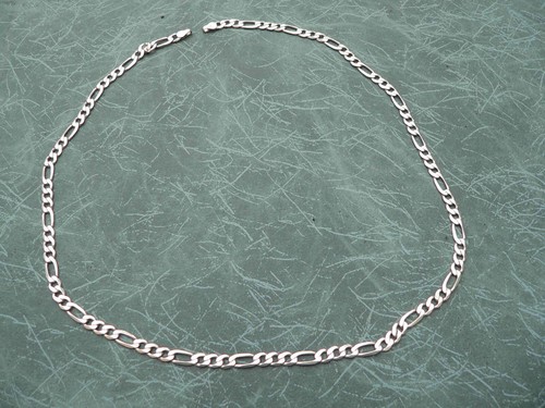 Collier Homme Chaine Argent Massif 925 Maille Figaro 50 Cm Ebay Collier Homme Chaine Argent Massif 925 Maille Figaro 50 Cm Ebay