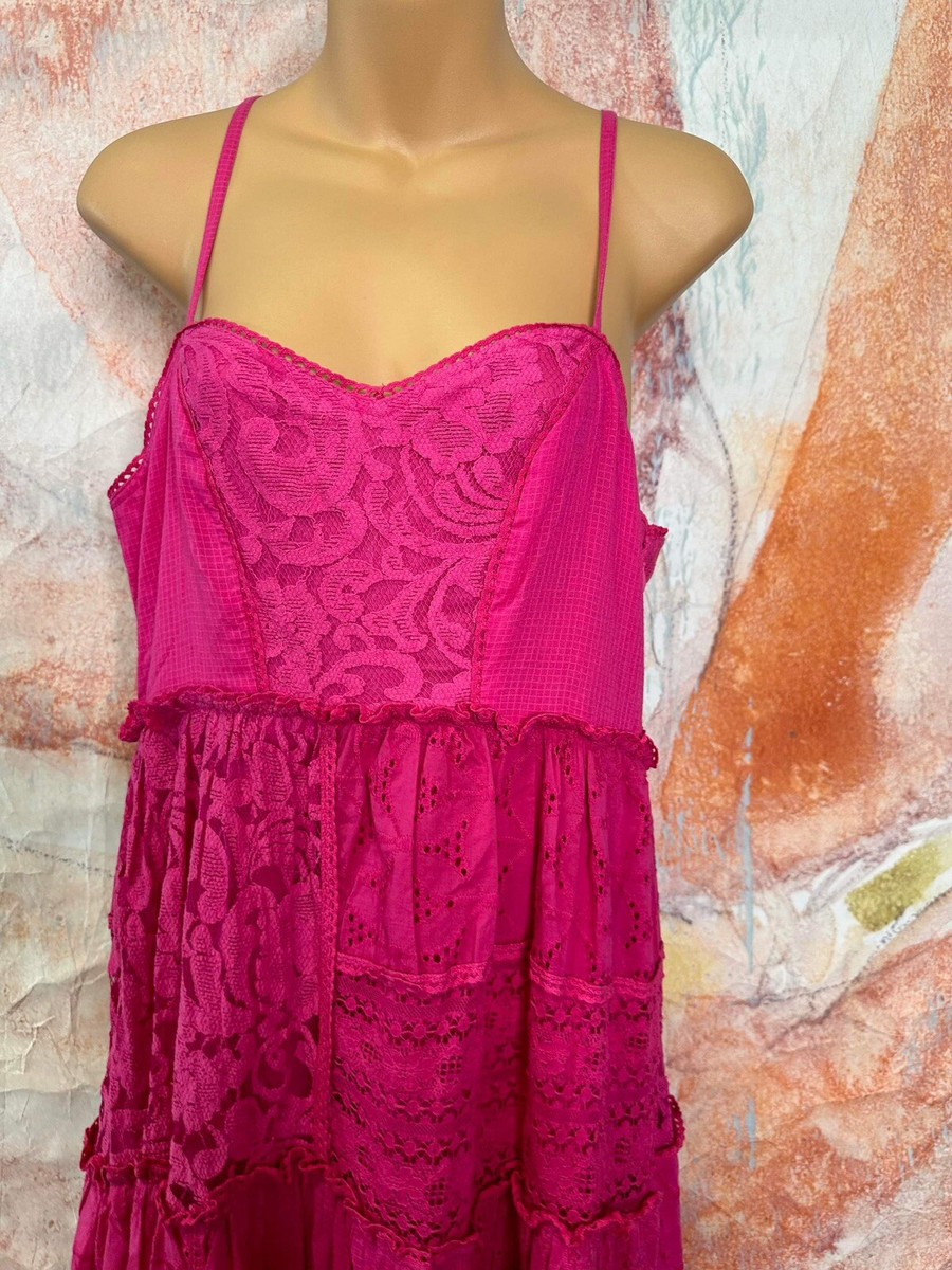 Anthropologie Bhanuni by Jyoti Sleeveless Patchwork Lace Tiered Midi Dress S | eBay Anthropologie Bhanuni by Jyoti Sleeveless Patchwork Lace Tiered Midi Dress S | eBay