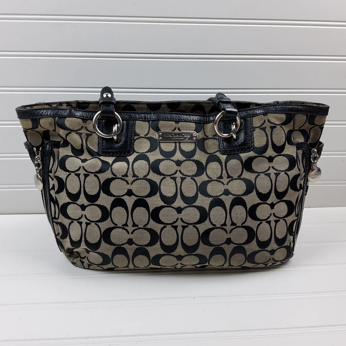Coach signature zip tote 2024 shoulder handbag
