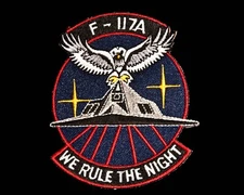 USAF F-117  Patch  Desert Storm Iraq War Stealth Radar Roswell Alien Area 51