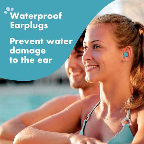 Ear Plugs for Sleeping, Reusable Moldable Silicone Ear Plugs, Waterproof, Suita - Picture 8 of 9