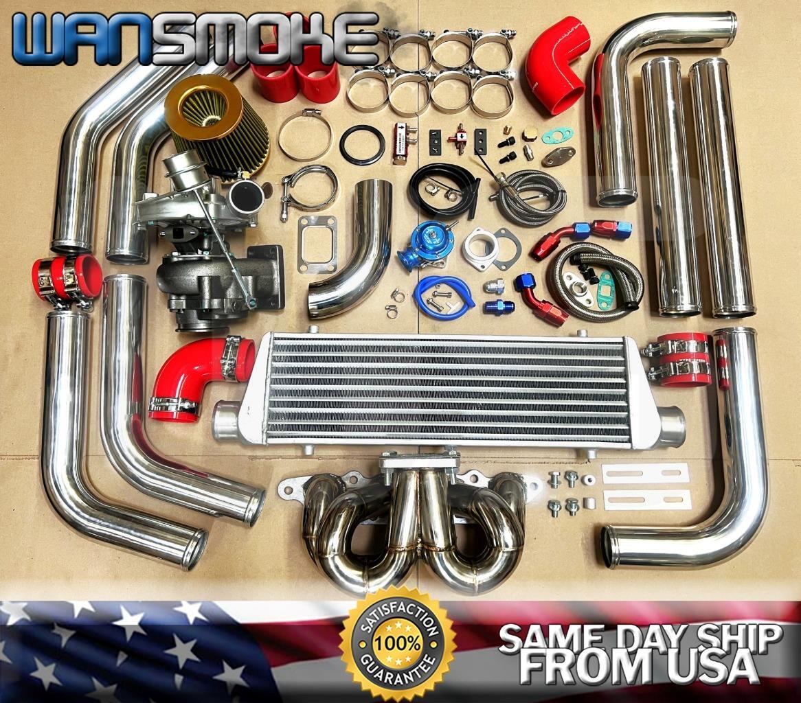Red for FOCUS ZETEC ZX3 ZX5 SVT 2.0L T3/T4 Turbo Kit Manifold