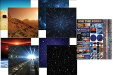 Space Wars - Star Wars - 12X12 Scrapbook Papers & Stickers Set
