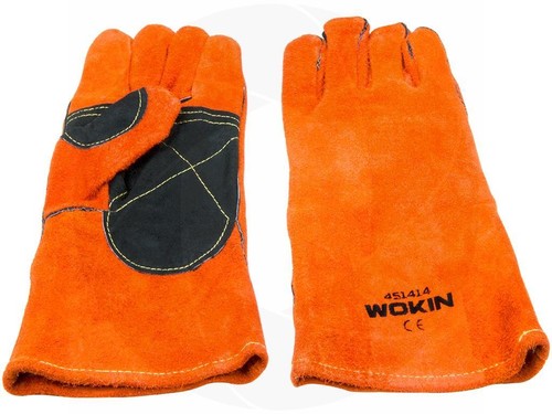 Size 10XL Leather Welding Gloves 13.7inch Long Protective UV Fireproof Thickened