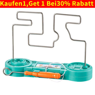 Elektrisches Labyrinth-Spiel-Set, ''Dont Buzz The Wire-Game-Spielzeug Xmas Puzzle