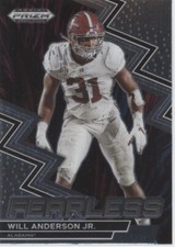Will Anderson Jr. #F-1 2023 Panini Prizm Draft Picks Fearless