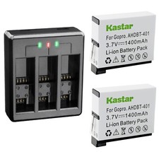 Triple Charger 2 battery for GoPro AHDBT-401 HD HERO4 GOPRO4 AHBBP-401