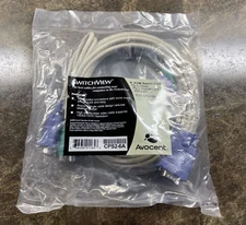 Avocent SWITCHVIEW 6' KVM Switch Cable - Model CPS2-6A - NEW