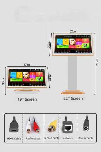 AU HAJURIZ 21.5''Touch Screen Karaoke Player,2TB HDD 40K Songs,YouTube,Cloud,点歌机 - Picture 20 of 22