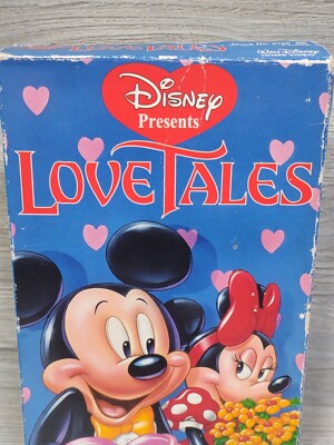 Disney Presents: Love Tales VHS 1995 Mickey Mouse Valentine's Day