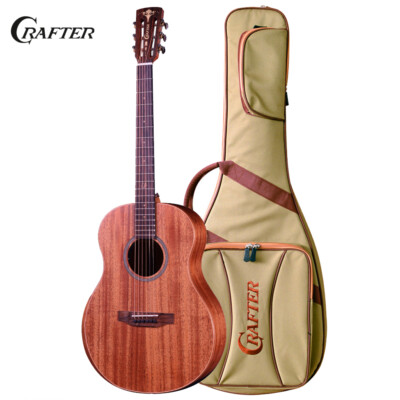Crafter Mino Series BIG MINO Solid Mahogany Acoustic Electric Guitar with Bag
