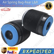 Pair for Volvo V90 Cross Country XC60 XC90 Rear L&R Air Suspension Spring Bags