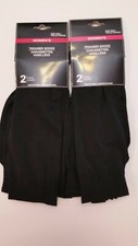 4 pairs of Trouser Socks One Size Fits All Black Washable Super Soft Brand New