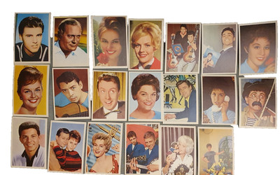 Sammelkarten 20 St 50er 60er Ricky Nelson, Jayne Mansfield, Curd Jürgens u.v.m.