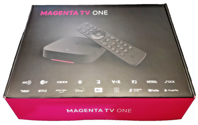 Telekom Magenta TV One Box Multimedia Receiver ANDROID TV 4K UHD Dolby Atmos Vis