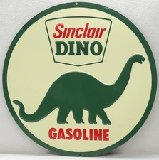 Sinclair Dino Gasoline Sign Advertising Promo Man Cave 10.75” Gas Station Pump