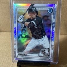 2020 Topps Bowman Chrome Nick Madrigal Refractor Rookie #BCP-101 /499 White Sox