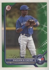 2022 Bowman Prospects Green Border 14/99 Rikelvin De Castro #BP-25 00gy