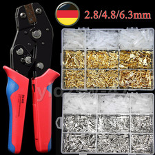 900 Tlg Flachstecker Set Kabelschuhe Sortiment Quetschverbinder Flachsteckhülsen