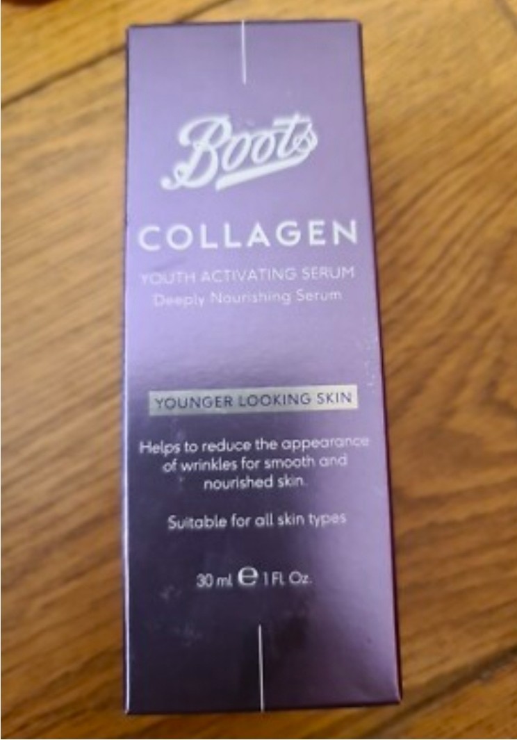 Boots COLLAGEN Youth Activating Serum /Deeply Nourishing 30ml
