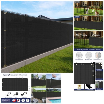 #ad #ad 6#x27;x12#x27; Privacy Fencing Mesh Cover High Density Polyethylene for Outdoor Use $41.99