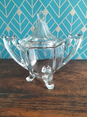 Davidson Chippendale Fußschale mit Deckelgriff