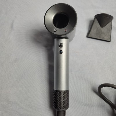 Dyson Supersonic Hair Dryer HD02 Nickel/Silver with Concentrator Genuine