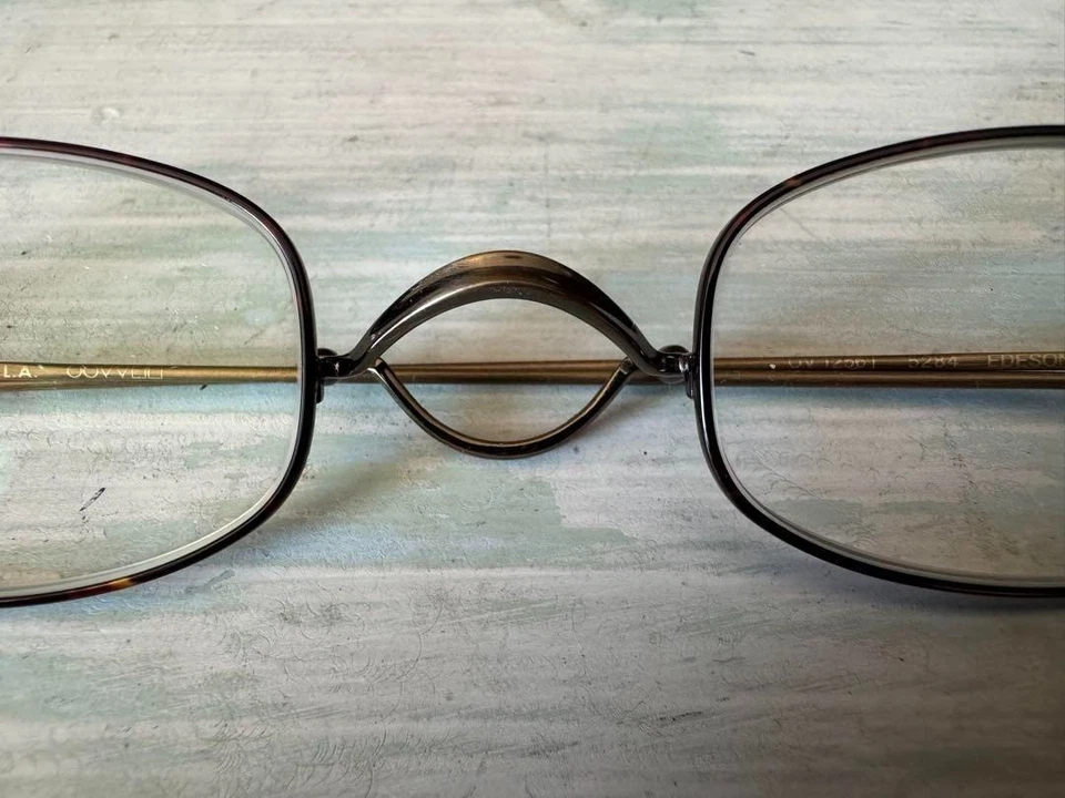 Oliver Peoples Edeson Havana/Antique Gold 44-24-150 Titanium Unisex Glasses - Image 3 of 4